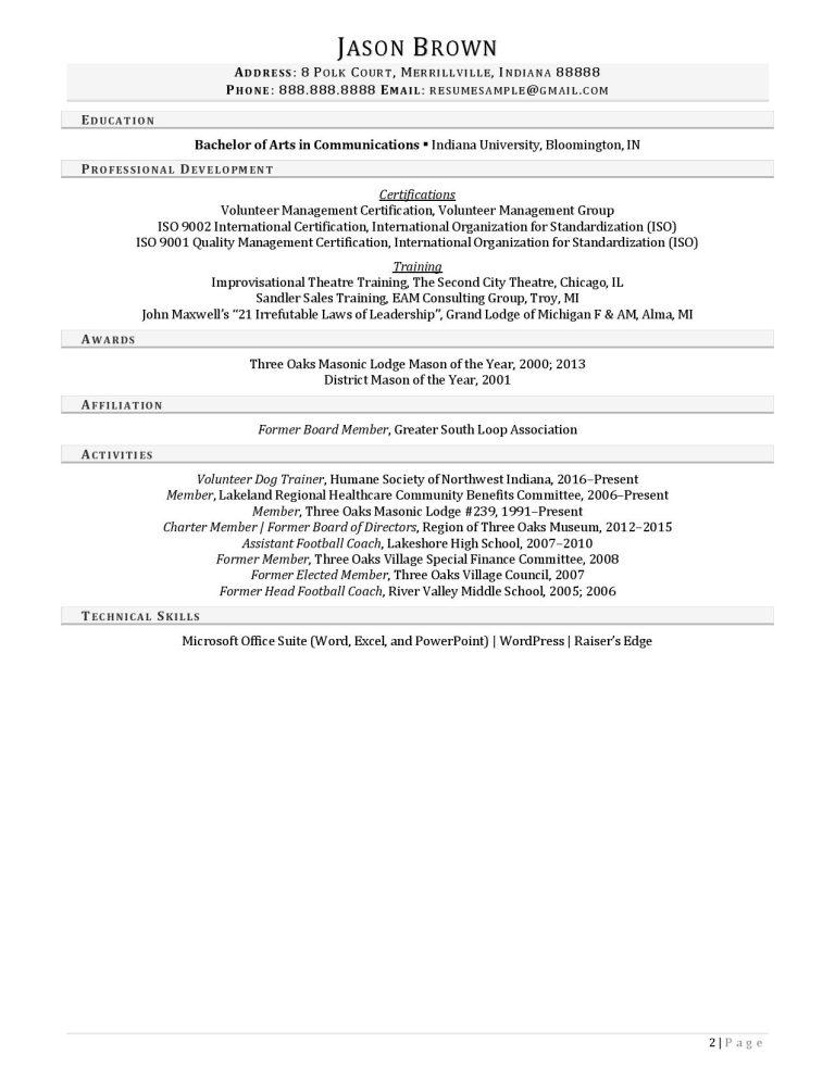 Community Outreach Coordinator Resume Example and Tips