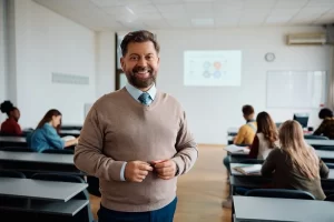 An Academic Advisor In His Class