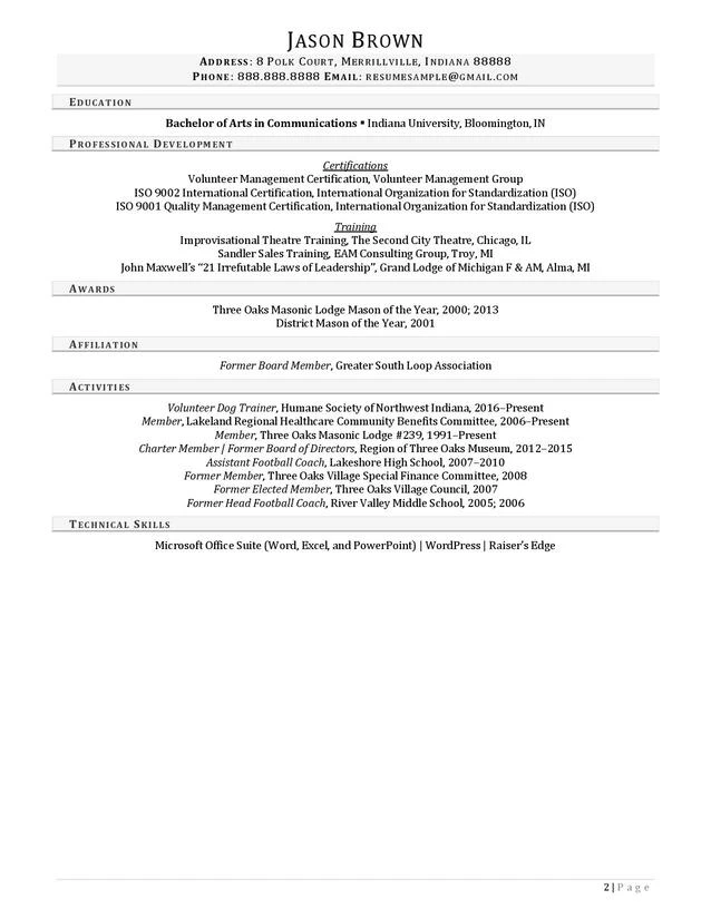 Community Outreach Coordinator Resume Examples 02 1