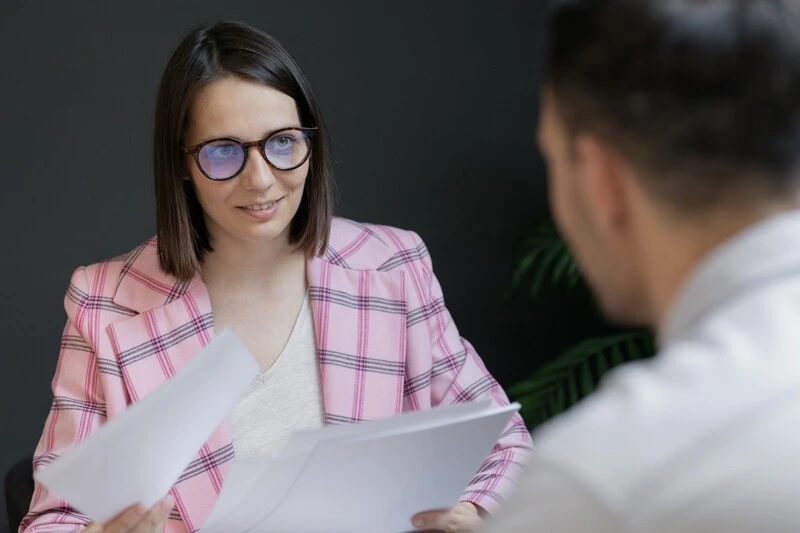 Hr Manager Listening To Applicant