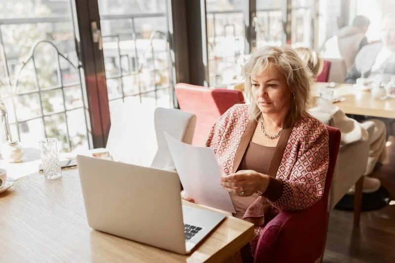 Job Seeker Reviewing Resume Keywords On Her Resume 1024X682 1