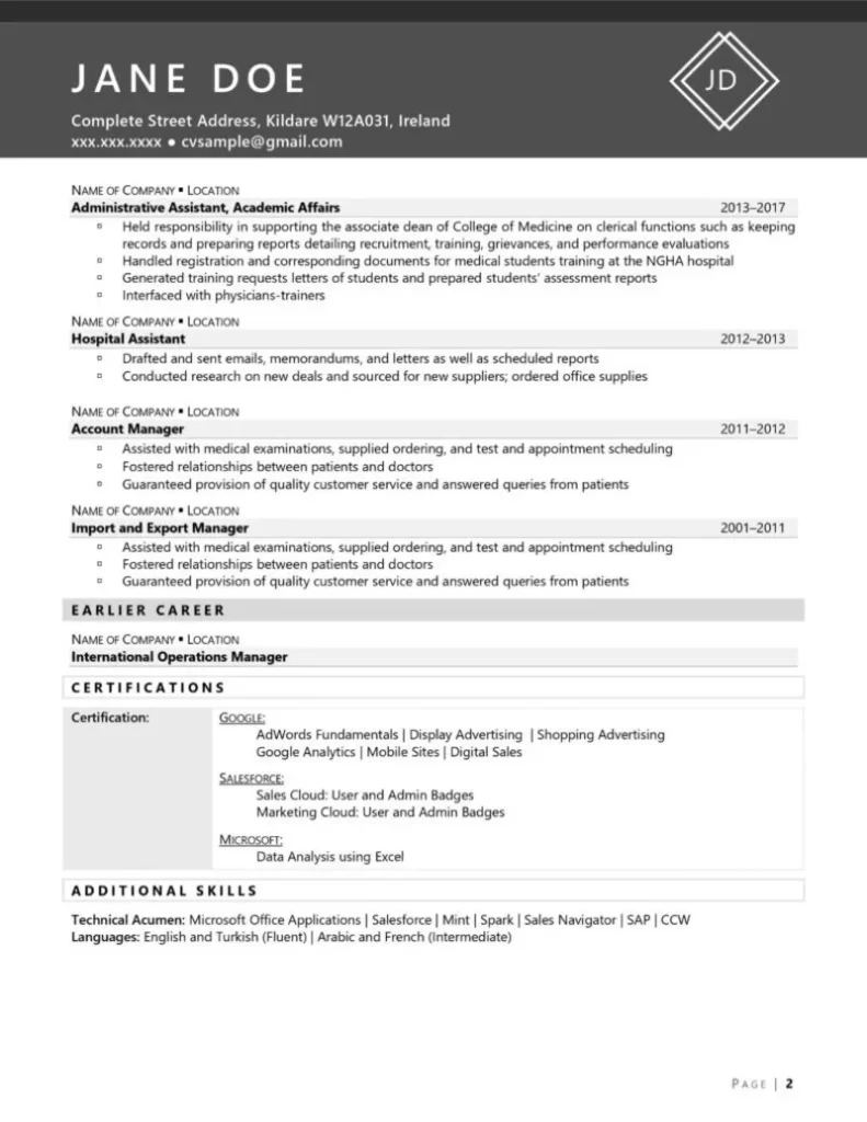 Rpw Market Specific Cv Example Page 2 791X1024 1