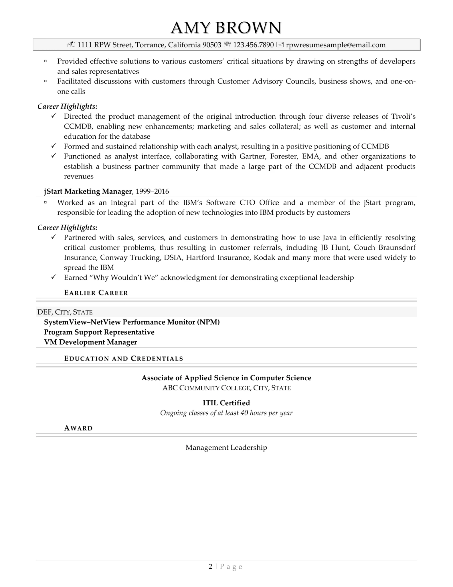 Rpw Product Manager Resume Page 2 1583X2048 1