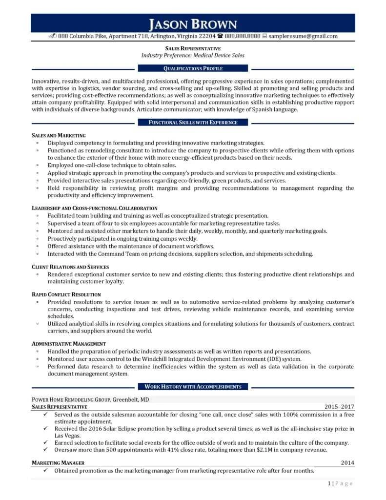 Sales Representative Resume Examples Page 01 1 791X1024 1