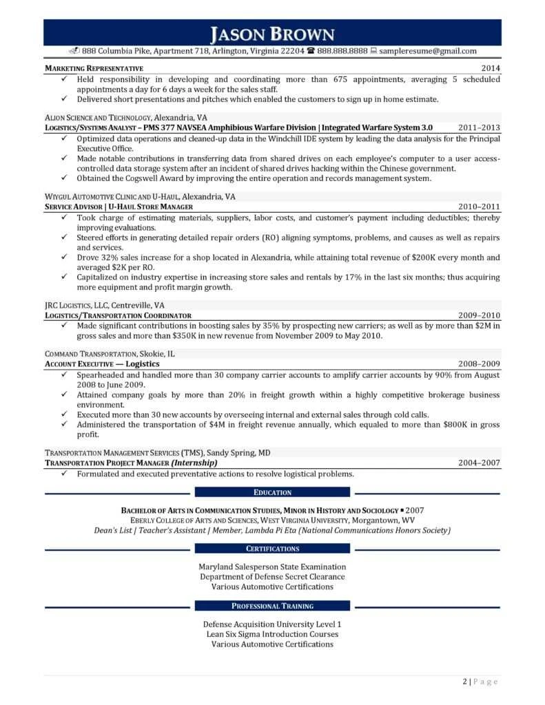 Sales Representative Resume Examples Page 02 1 791X1024 1