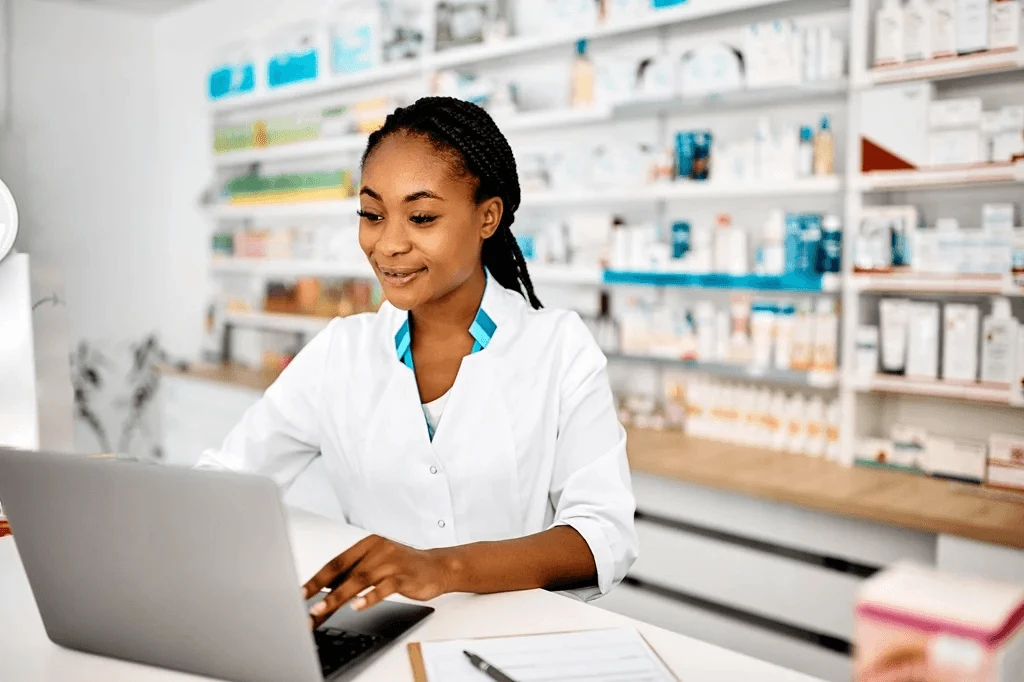 Job Seeker Writing Her Pharmacist Resume Example