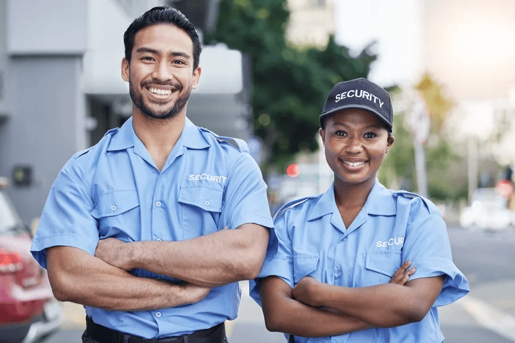 Security Officers Crossing Their Arms