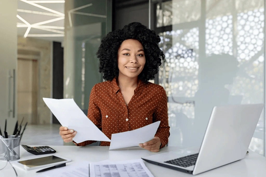 Female Recruiter Checking Resume With Both Ats And Human Method