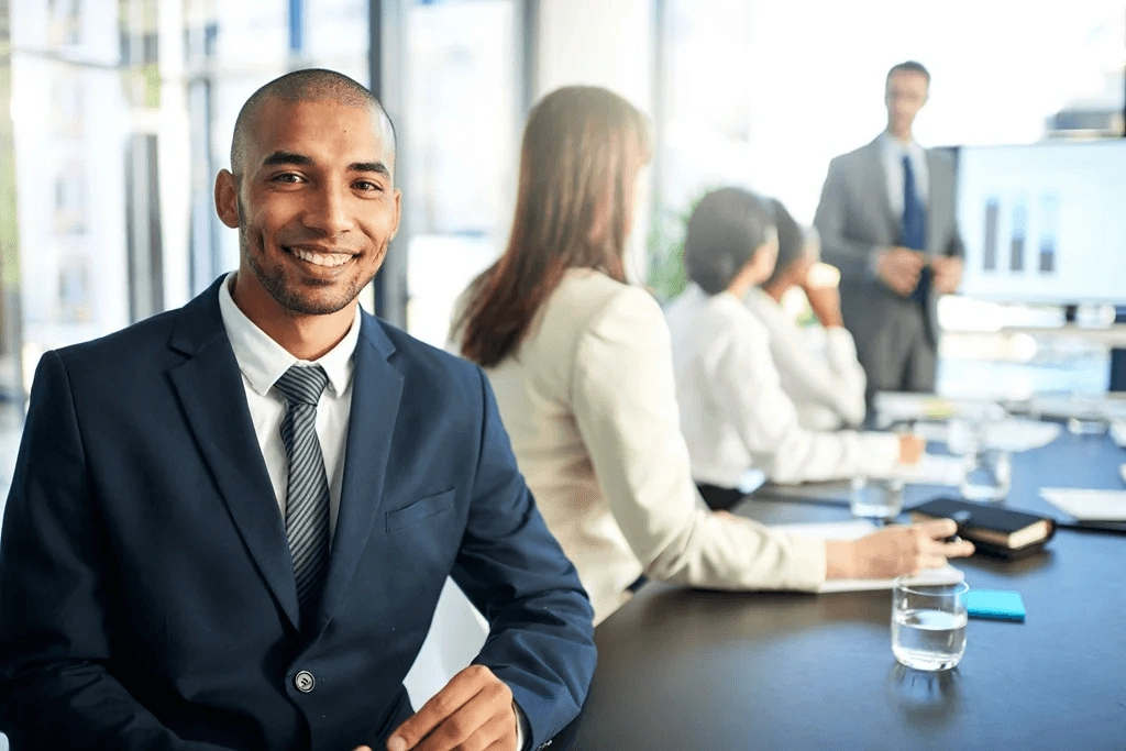 Confident Applicant Prepared To Answer All The Executive Interview Questions