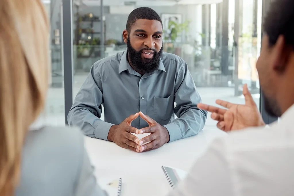 Confident Job Applicant With Full Knowledge On How To End An Interview