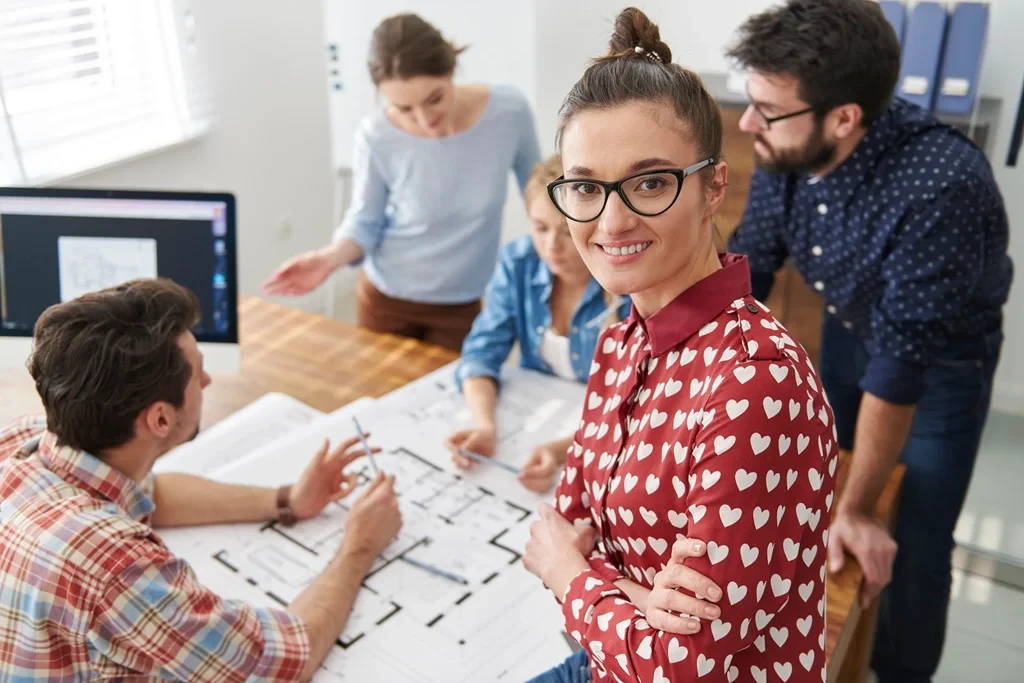 Project Manager Leading A Team To Accomplish A Project