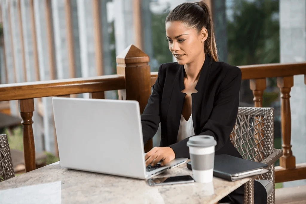 Professional Checking On The Notifications Of Her Linkedin Profile Changes