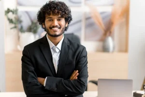 Young And Confident Young Professional In Formal Attire