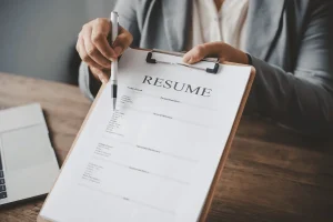 Expert Resume Writer Pointing Out The Importance Of Margins On A Resume