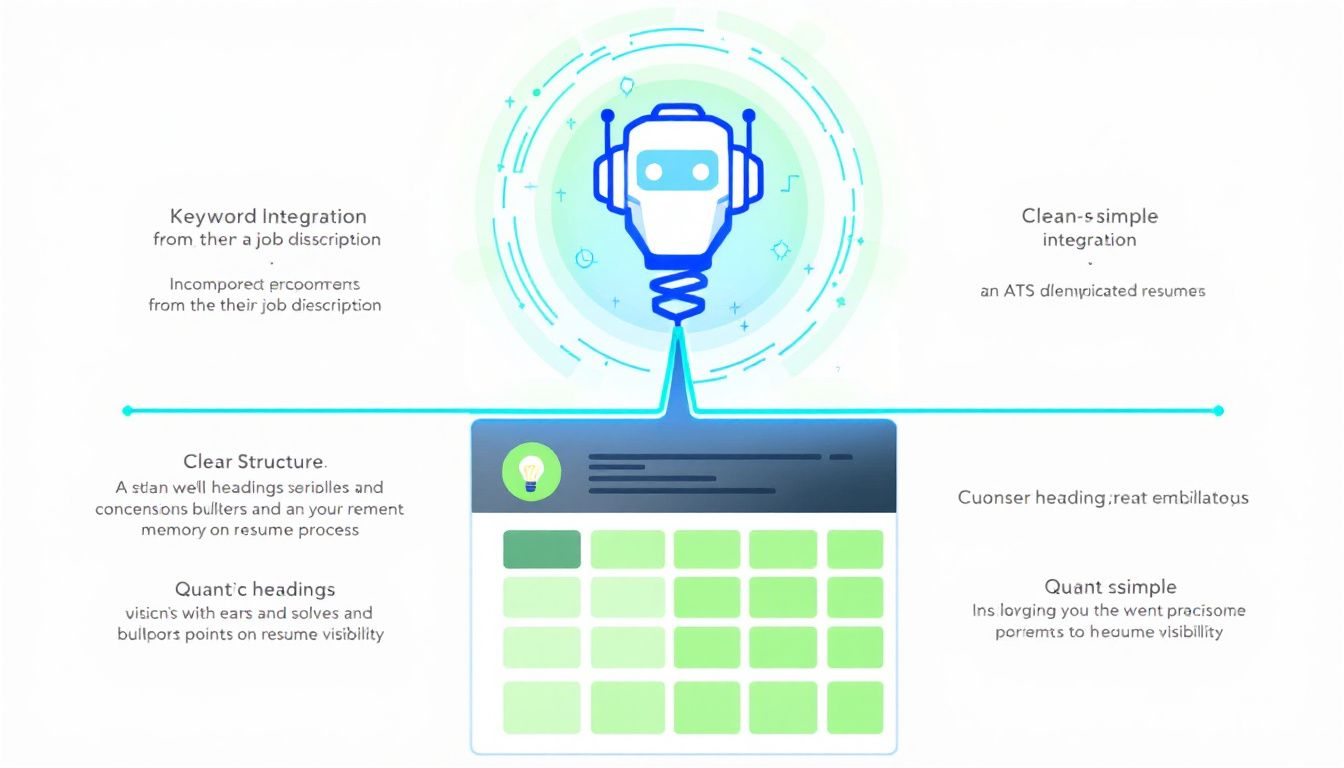 Benefits Of An Ats-Optimized Resume Highlighted In A Visual Format.