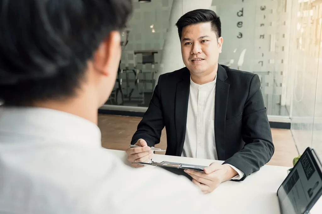 Hiring Manager Asking Second Interview Questions To The Applicant