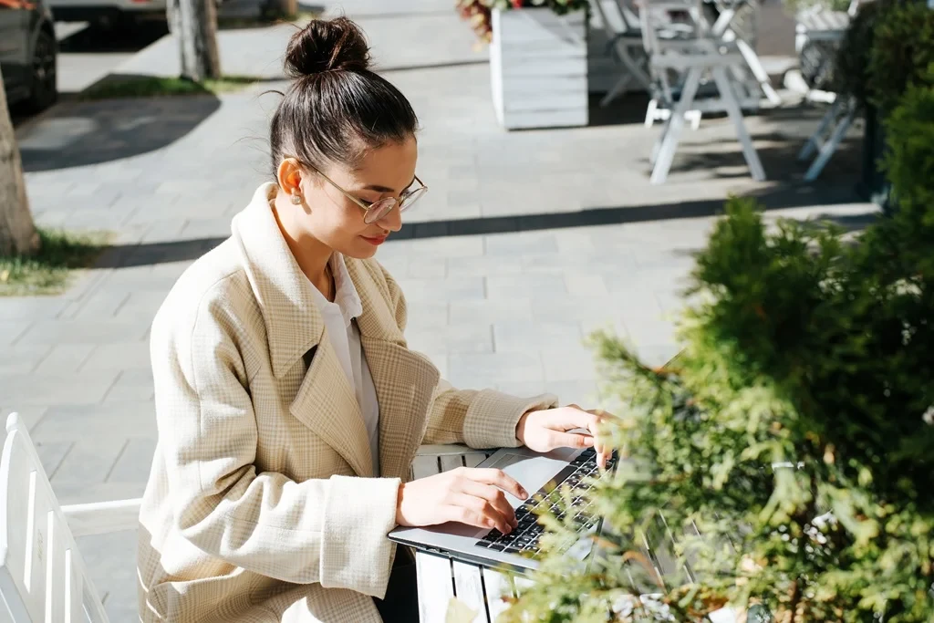 Job Seeker Preparing The Things She Needs For Her Scheduled Interview