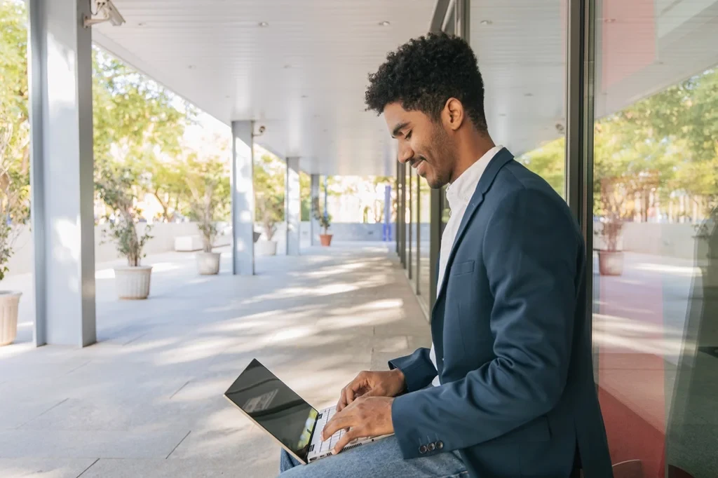 Job Seeker Researching How To Make A Resume