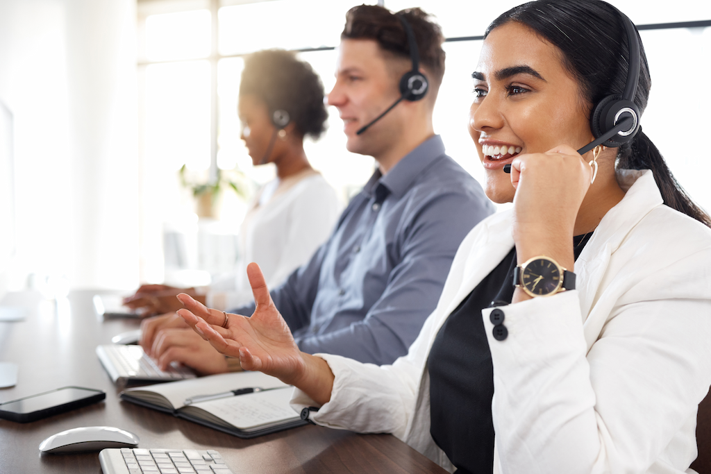 Happy Woman Call Center And Computer Consulting