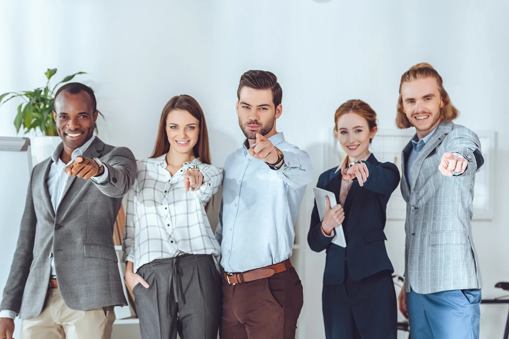 Smiling Multicultural Businesspeople