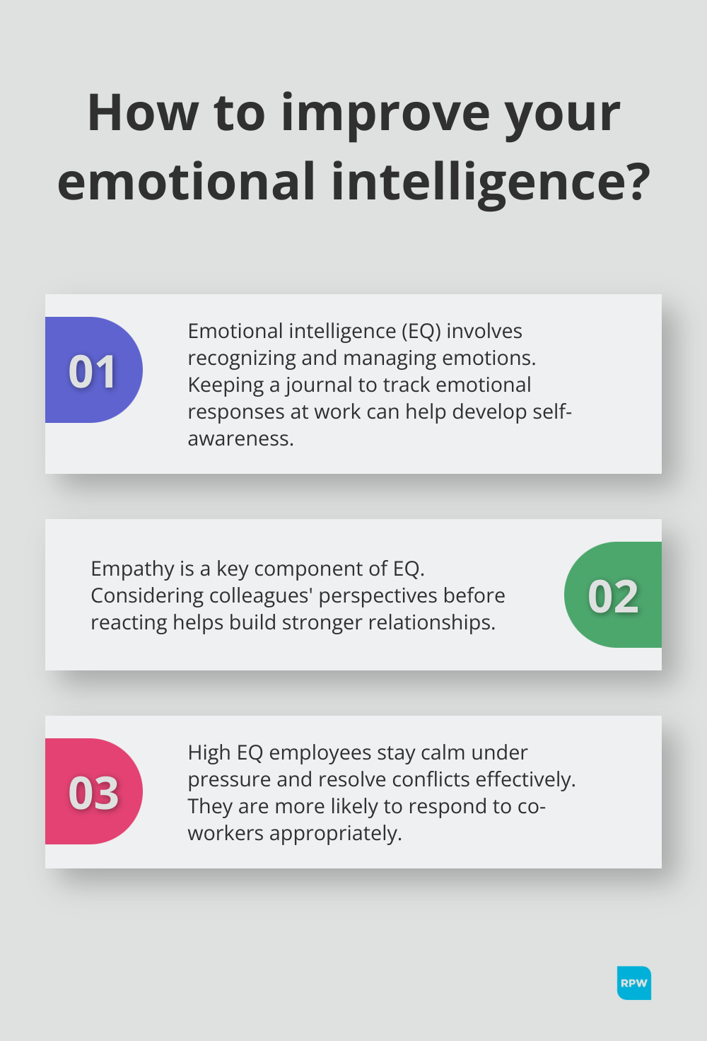 Infographic: How To Improve Your Emotional Intelligence? - The Only Career Advice You'll Ever Need