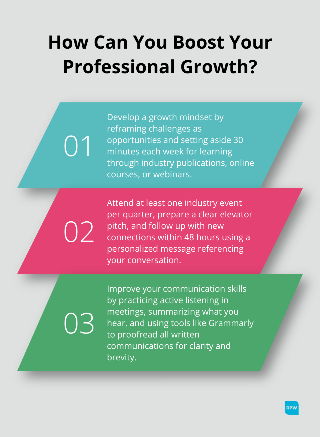 Infographic: How Can You Boost Your Professional Growth?